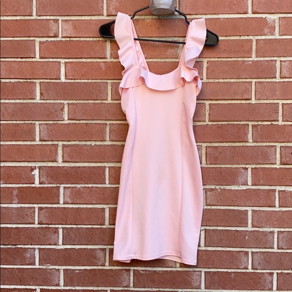 Missguided Ruffle Sleeve Bodycon dress